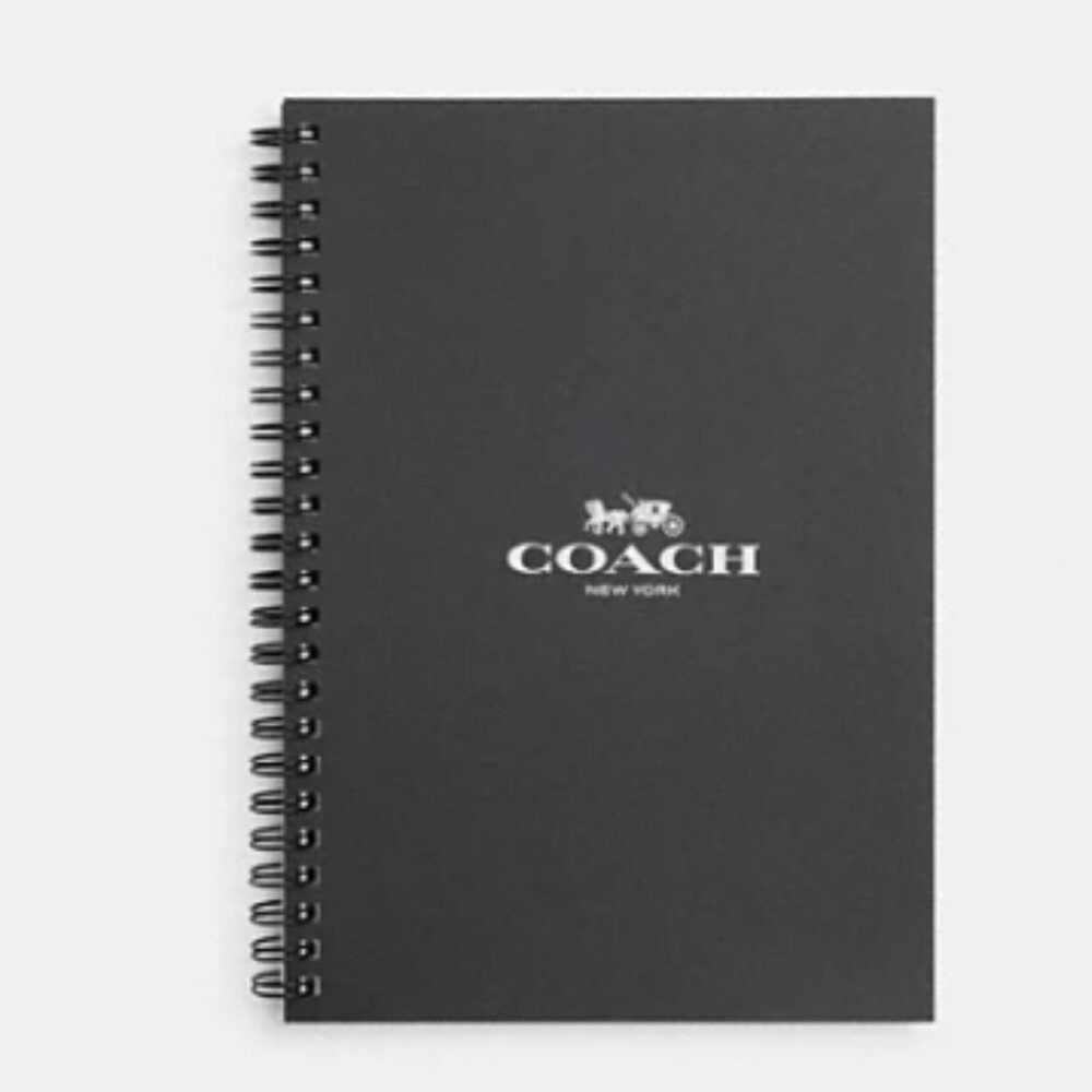 Notebook In Signature Canvas With Floral Print - Picture 4 of 4
